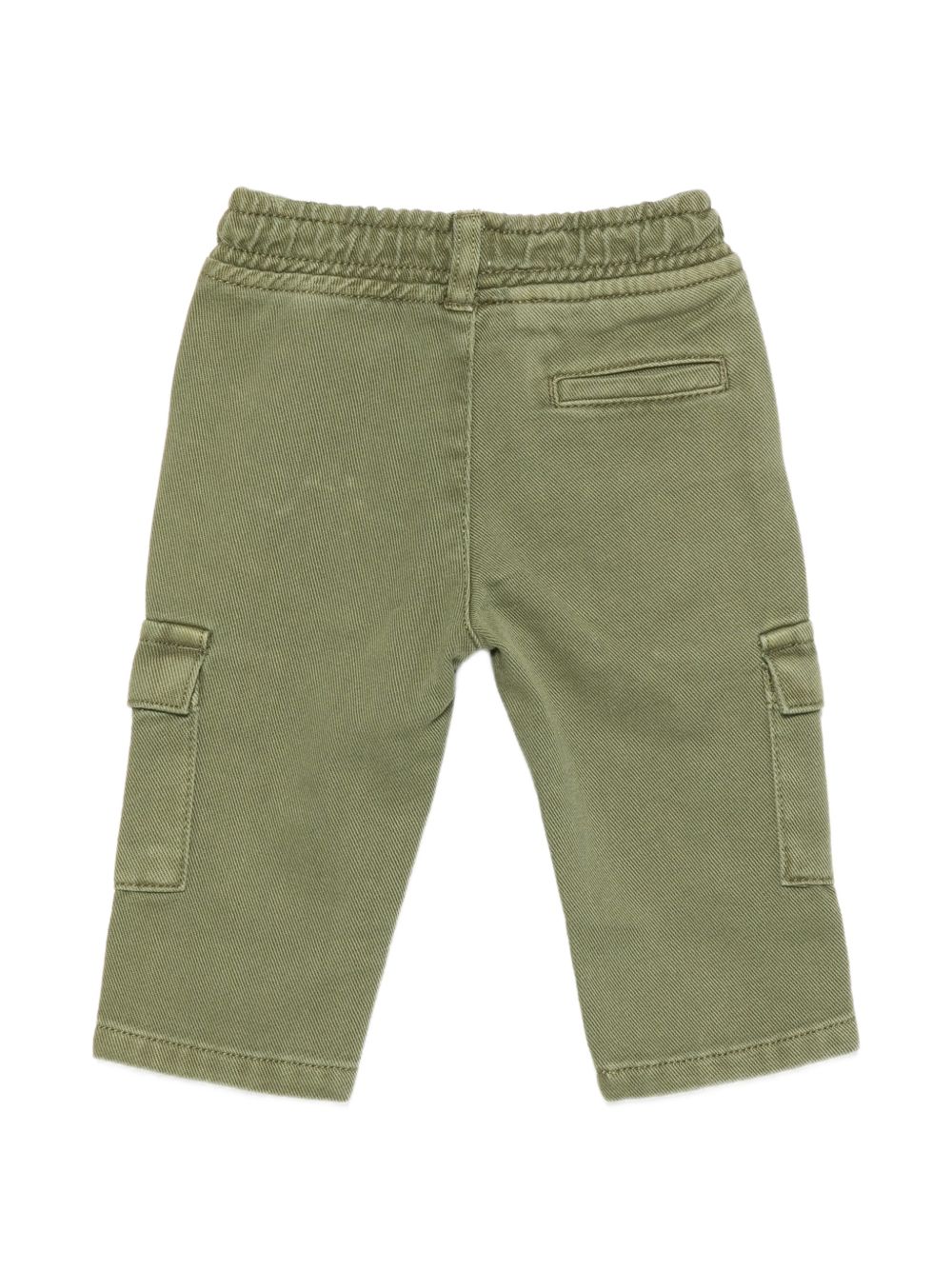 Cargo per neonato Trussardi Kids verde con tessuto in twill TIA26088PA CYPRESS TRUSSARDI KIDS