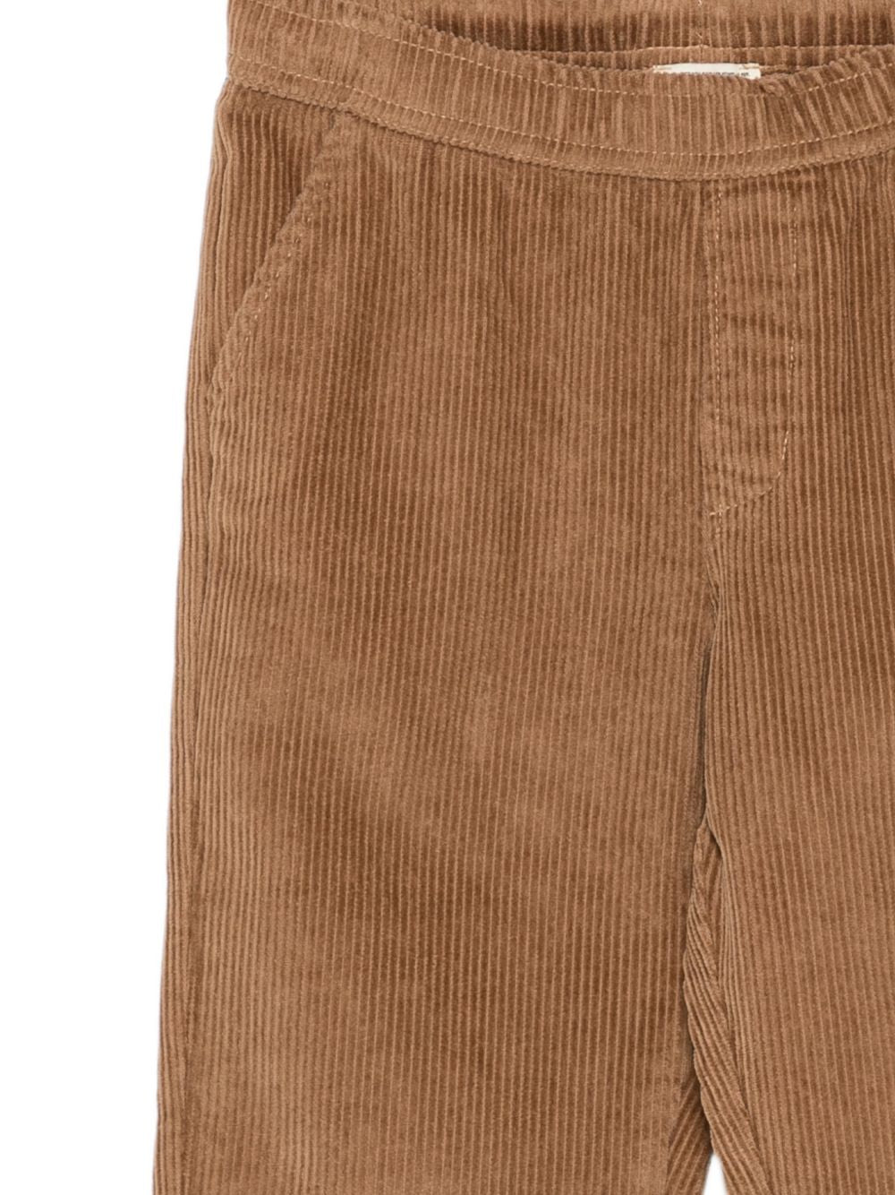 Pantaloni per neonato Trussardi Kids marrone con tessuto a coste TIA26113PA BROWN TRUSSARDI KIDS