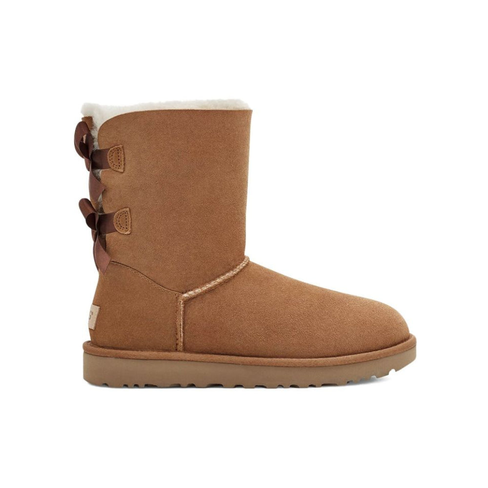 Stivali Bailey Bow II per bambina Ugg Kids marroni con dettagli fiocchi sul retro 1017394K CHE UGG KIDS