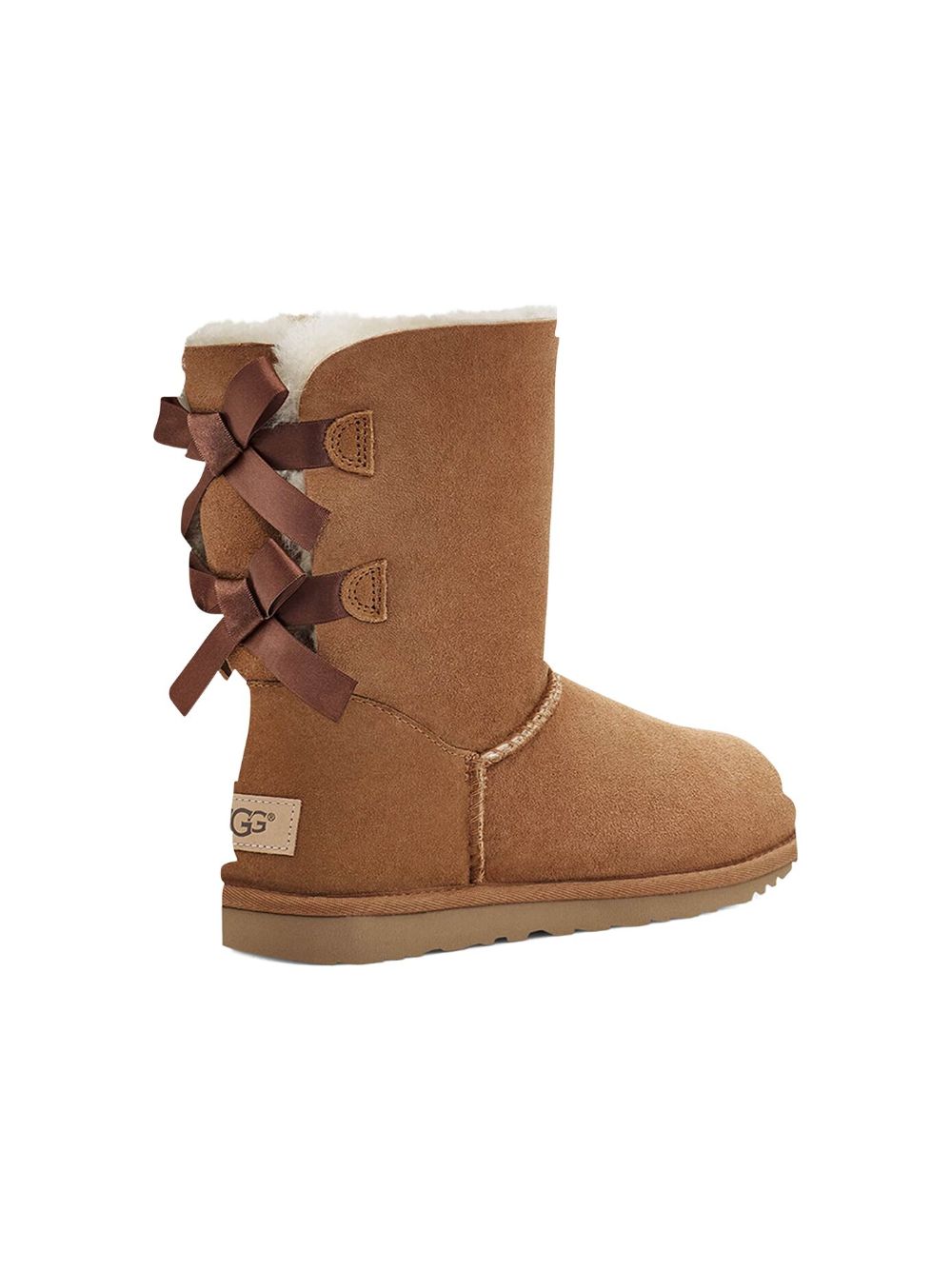 Stivali Bailey Bow II per bambina Ugg Kids marroni con dettagli fiocchi sul retro 1017394K CHE UGG KIDS