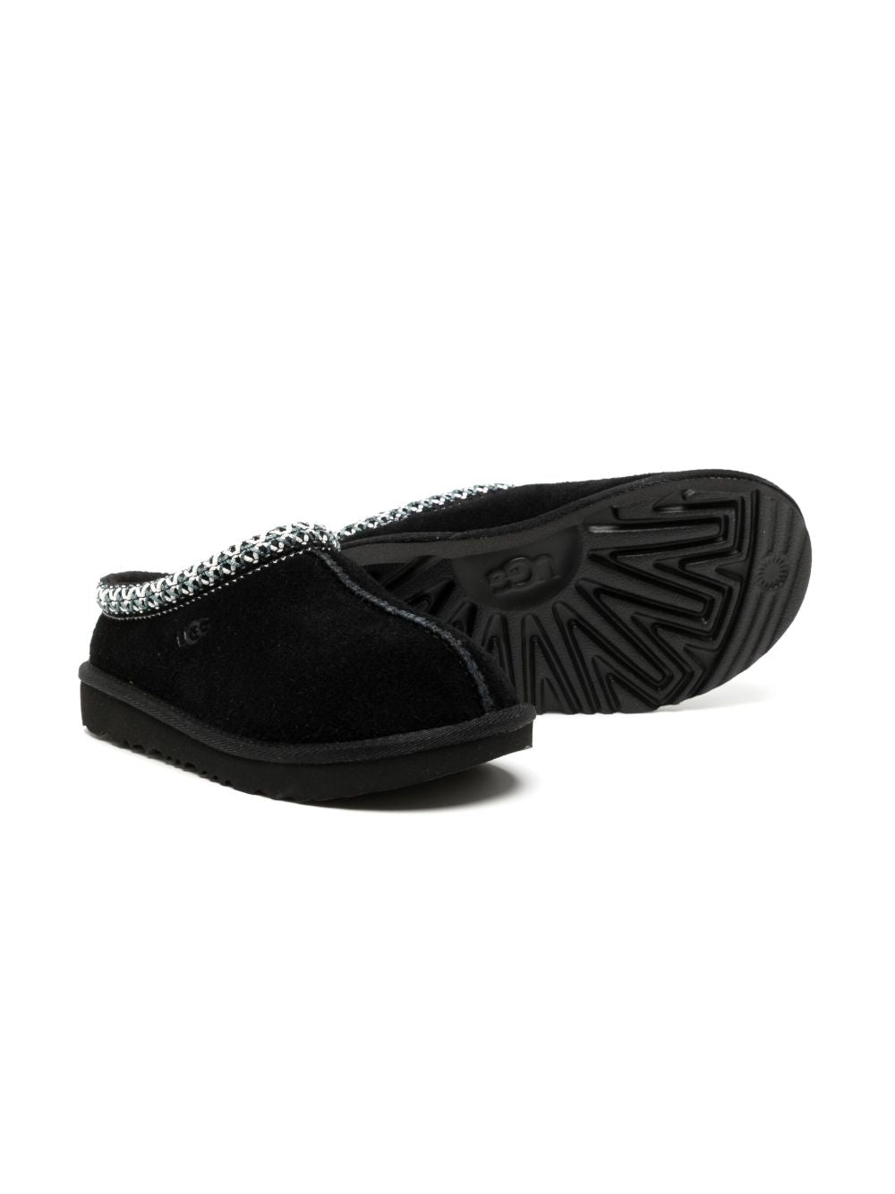 Ciabatte Tasman per bambina UGG Kids nere con cuciture a contrasto 1019066K BLK UGG KIDS