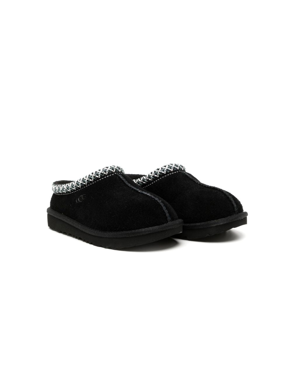 Ciabatte Tasman per bambina UGG Kids nere con cuciture a contrasto 1019066K BLK UGG KIDS