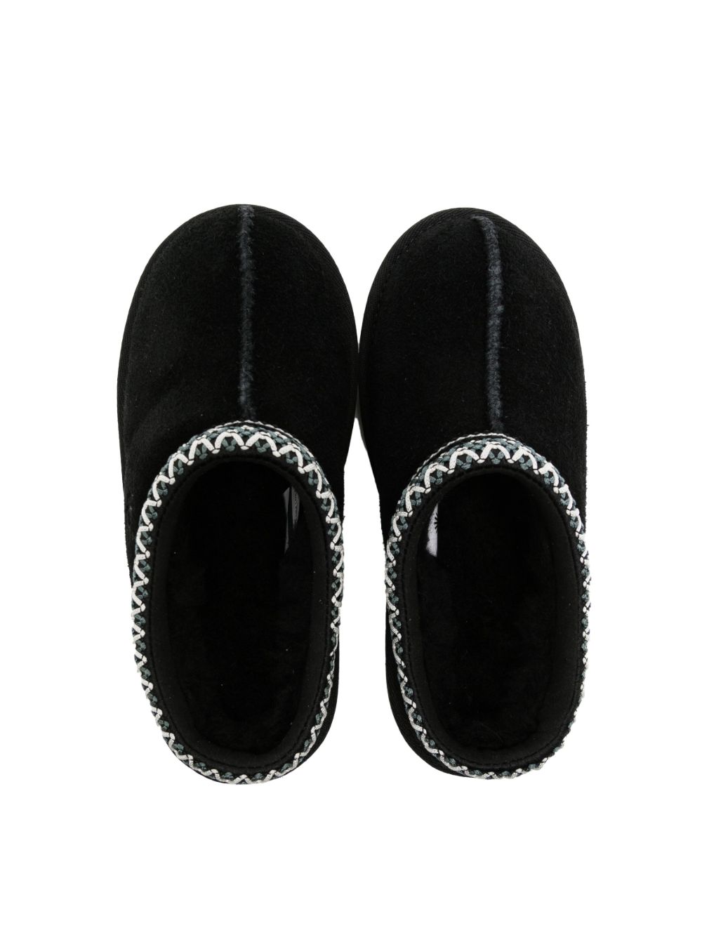 Ciabatte Tasman per bambina UGG Kids nere con cuciture a contrasto 1019066K BLK UGG KIDS