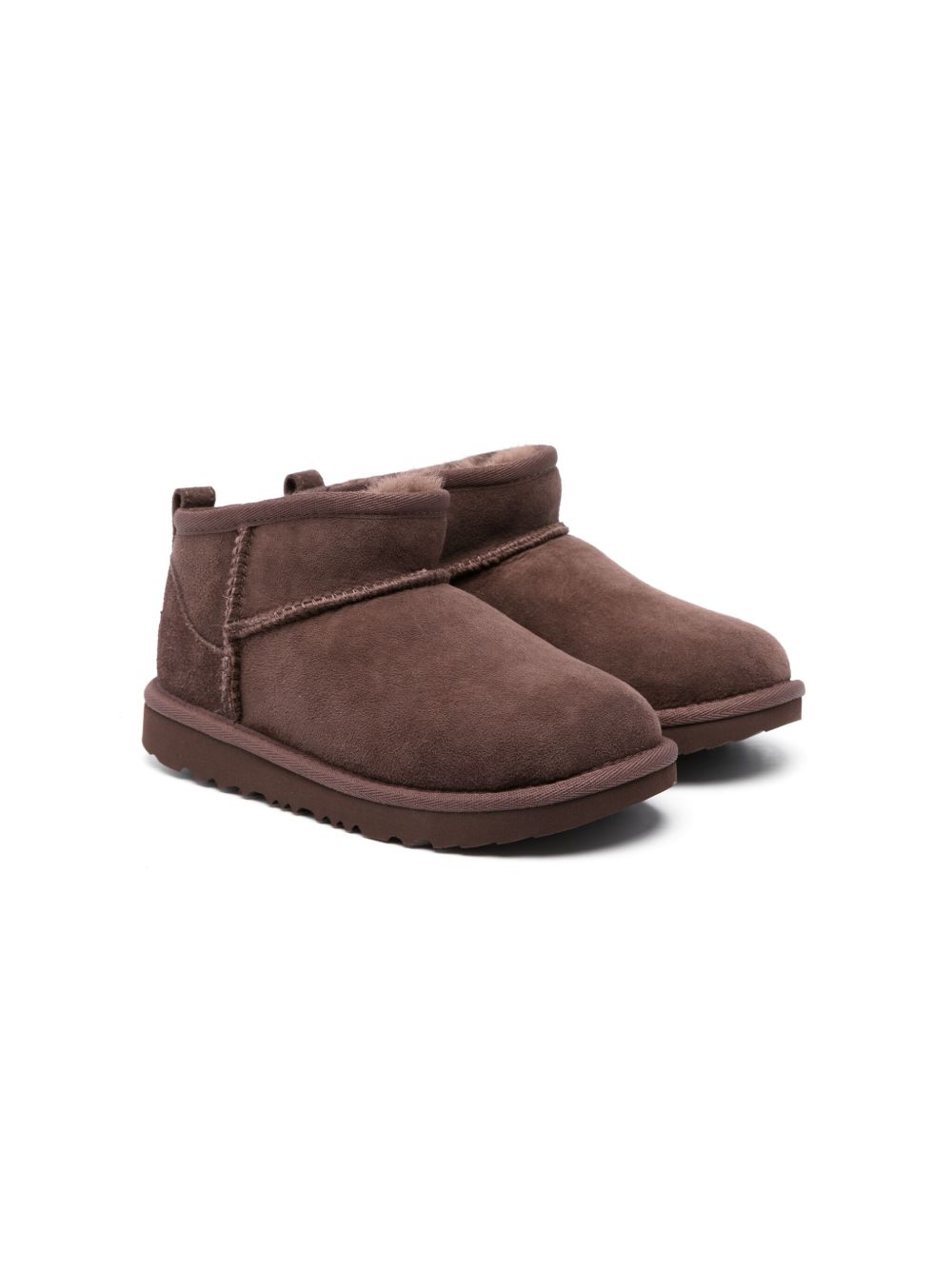 Stivali Classic Ultra Mini per bambina Ugg Kids marrone con design slip-on 1130750K BCDR UGG KIDS