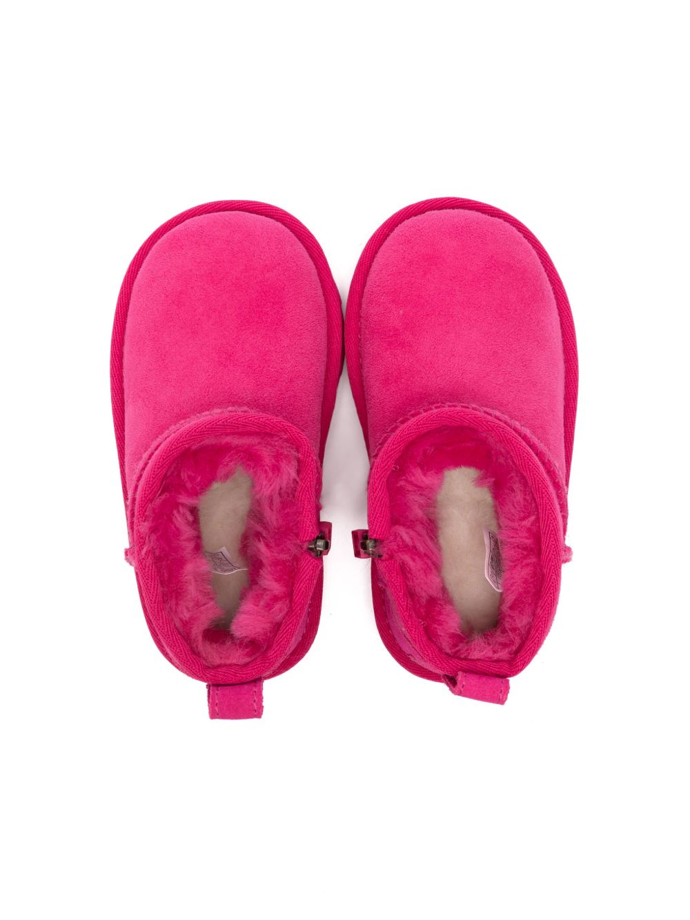 Stivali Classic Ultra Mini per bambina Ugg Kids fucsia con linguetta sul tallone 1130750T BHTF UGG KIDS
