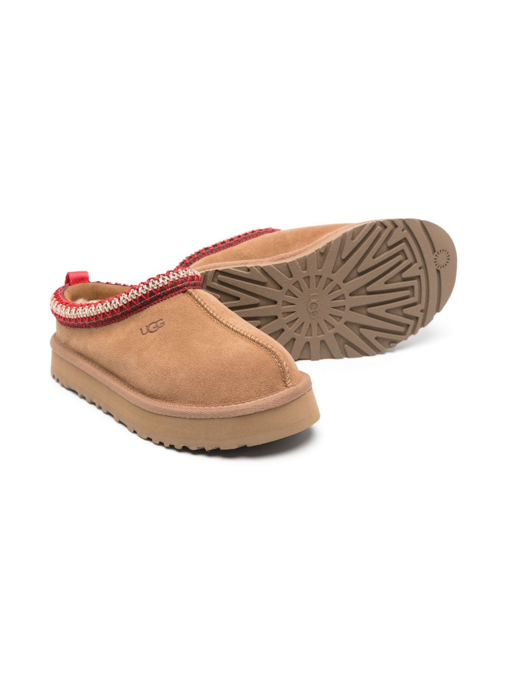 Ciabatte K Tazz per bambina Ugg Kids beige con design slip-on 1143776K CHE UGG KIDS