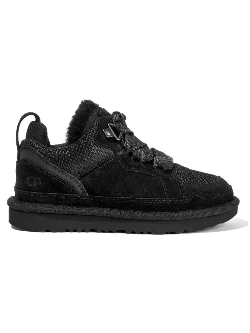 Sneakers Lowmel per bambino Ugg Kids nere con design a inserti 1152410K BLK UGG KIDS