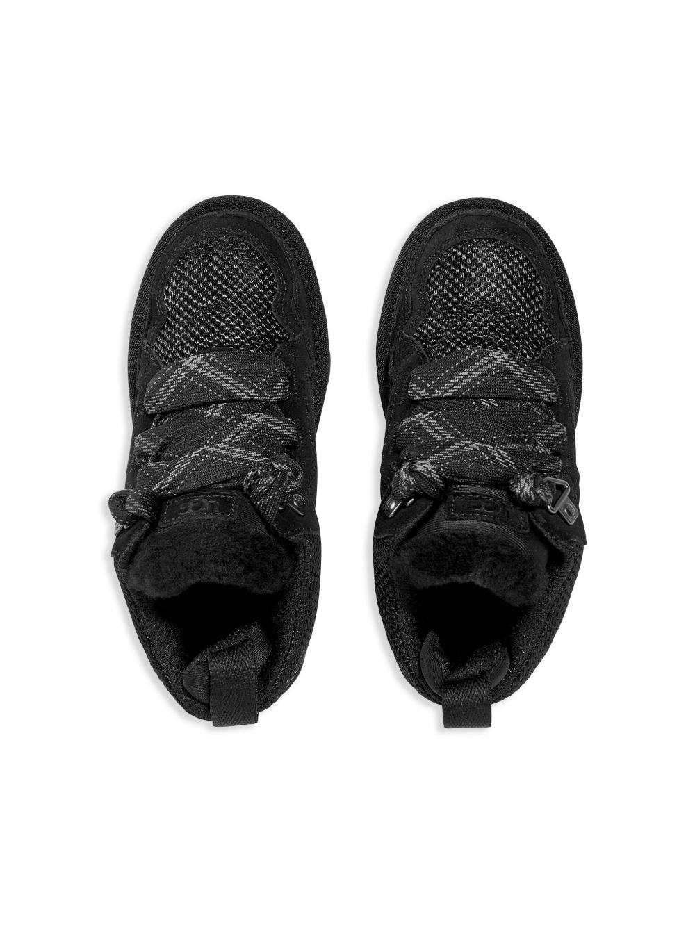 Sneakers Lowmel per bambino Ugg Kids nere con design a inserti 1152410K BLK UGG KIDS