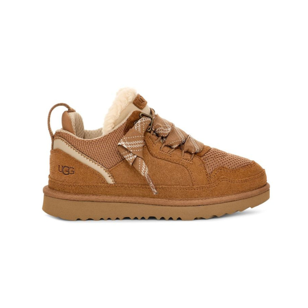 Sneakers Lowmel per bambino UGG Kids marrone con logo sul retro inciso 1152410K CHE UGG KIDS