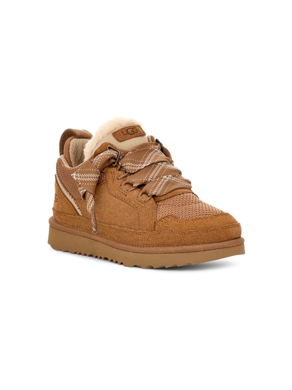 Sneakers Lowmel per bambino UGG Kids marrone con logo sul retro inciso 1152410K CHE UGG KIDS