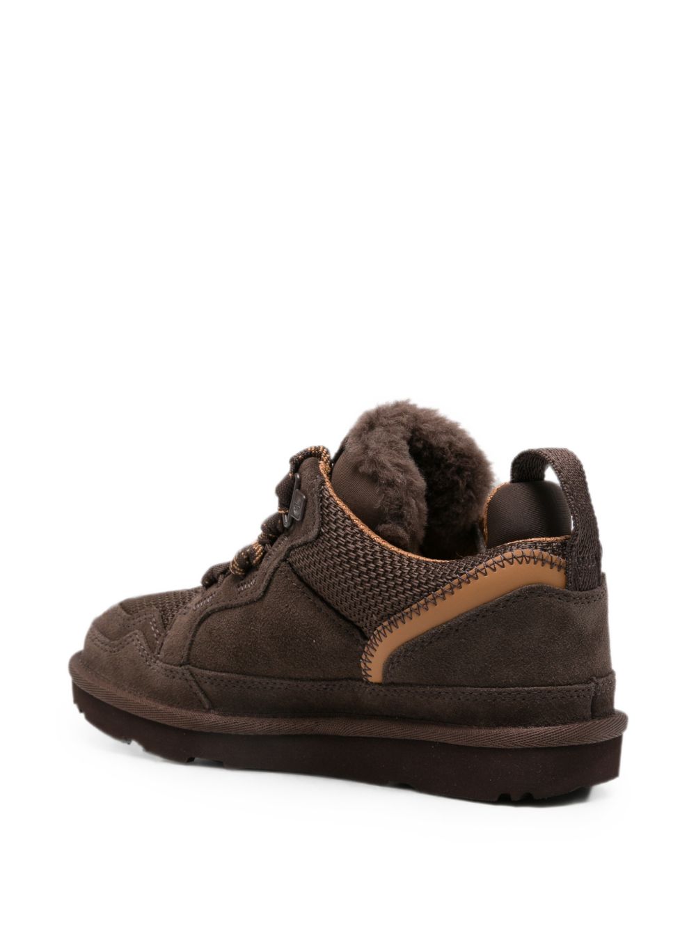 Sneakers Lowmel per bambini Ugg Kids marroni con tomaia in camoscio e tessuto 1152410K DDC UGG KIDS