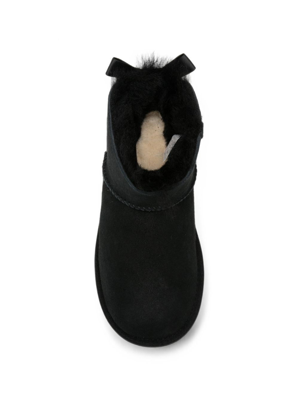 Stivali Ultra Mini Bailey bow per bambina Ugg Kids neri con dettaglio fiocco sul retro 1185920K BLK UGG KIDS