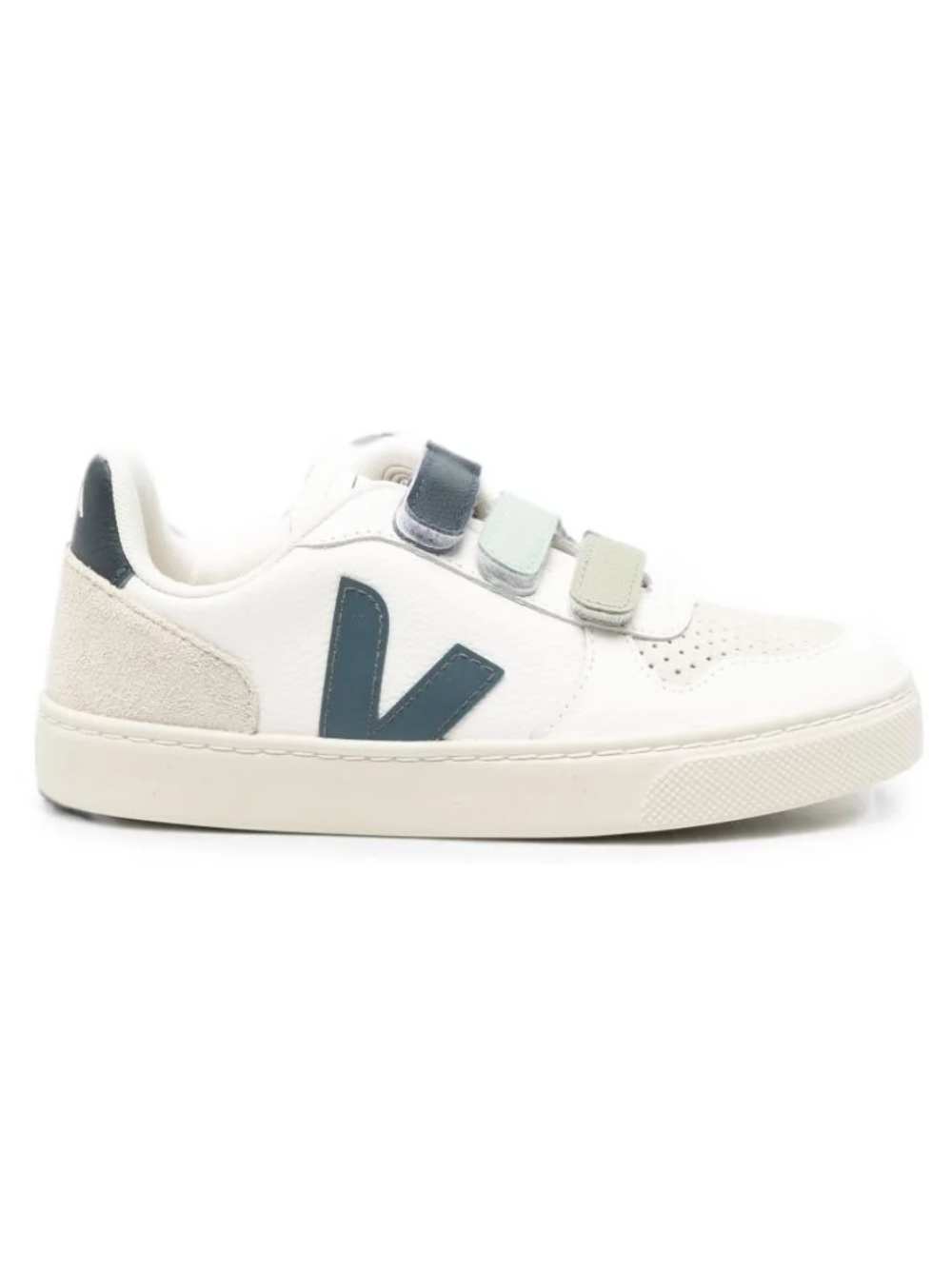 Sneakers per bambini Veja Kids bianche con logo sui lati CV0521761 WHITE CALIFORNIA VEJA KIDS
