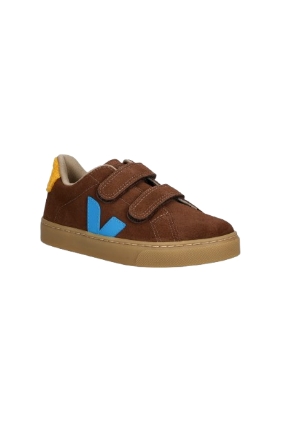 Sneakers per bambino Veja Kids x Jelly Mallow marrone con chiusura a strappo JM0322328 CHOCO DREAM VEJA KIDS