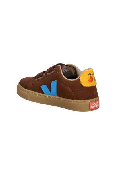 Sneakers per bambino Veja Kids x Jelly Mallow marrone con chiusura a strappo JM0322328 CHOCO DREAM VEJA KIDS