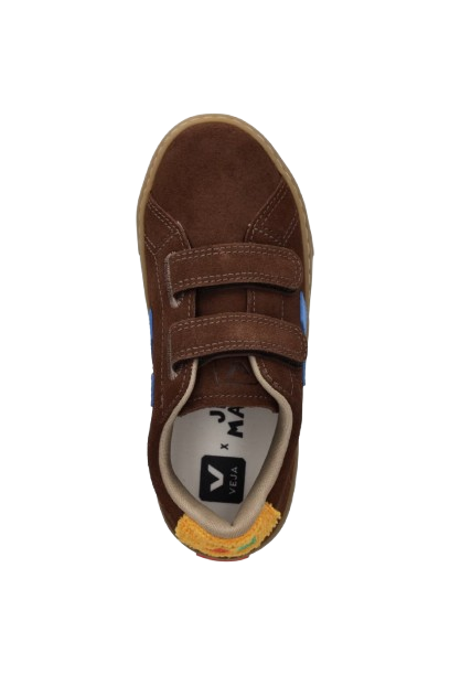 Sneakers per bambino Veja Kids x Jelly Mallow marrone con chiusura a strappo JM0322328 CHOCO DREAM VEJA KIDS