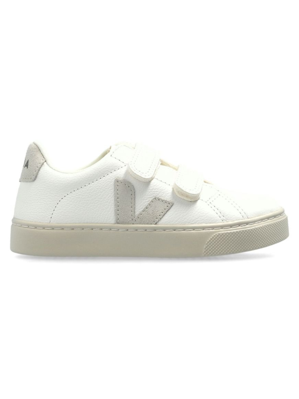 Sneakers per bambini Veja Kids bianche con applicazione con logo SV0520642 EXTRA WHITE NATURAL VEJA KIDS