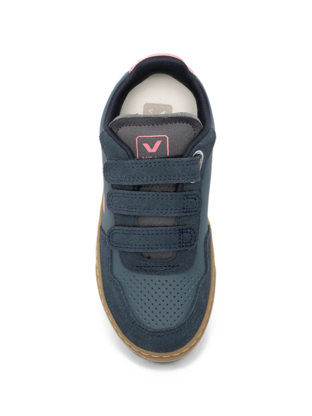 Sneakers V-90 per bambina Veja Kids blu con chiusura a strappi SX2021783 CALIFORNIA MARY NAUTICO VEJA KIDS