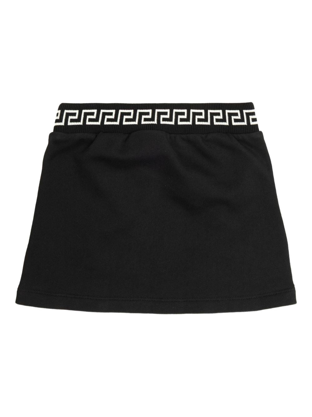 Gonna per bambina Versace Kids nera con ricamo Medusa sul davanti 10228971A11652 2B020 VERSACE KIDS