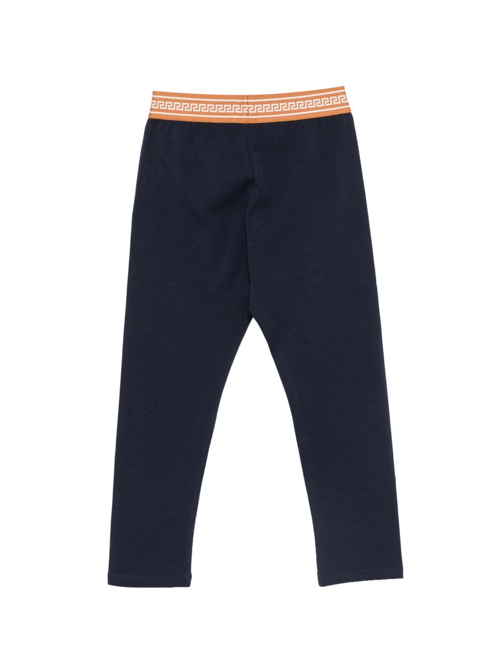 Leggings per bambina Versace Kids blu con elastico in vita 10249251A18119 2U9J0 VERSACE KIDS