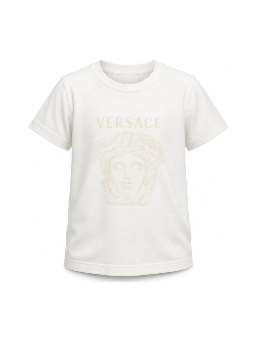 T-shirt per bambini Versace Kidsbianca con stampa grafica 10249461A18182 2W2I0 VERSACE KIDS