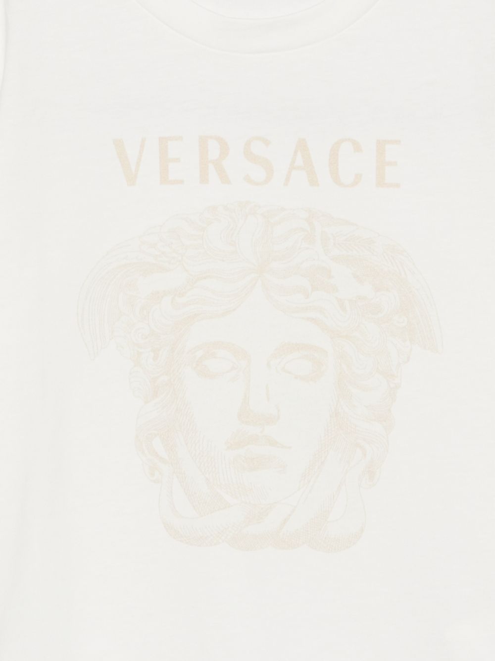 T-shirt per bambini Versace Kidsbianca con stampa grafica 10249461A18182 2W2I0 VERSACE KIDS