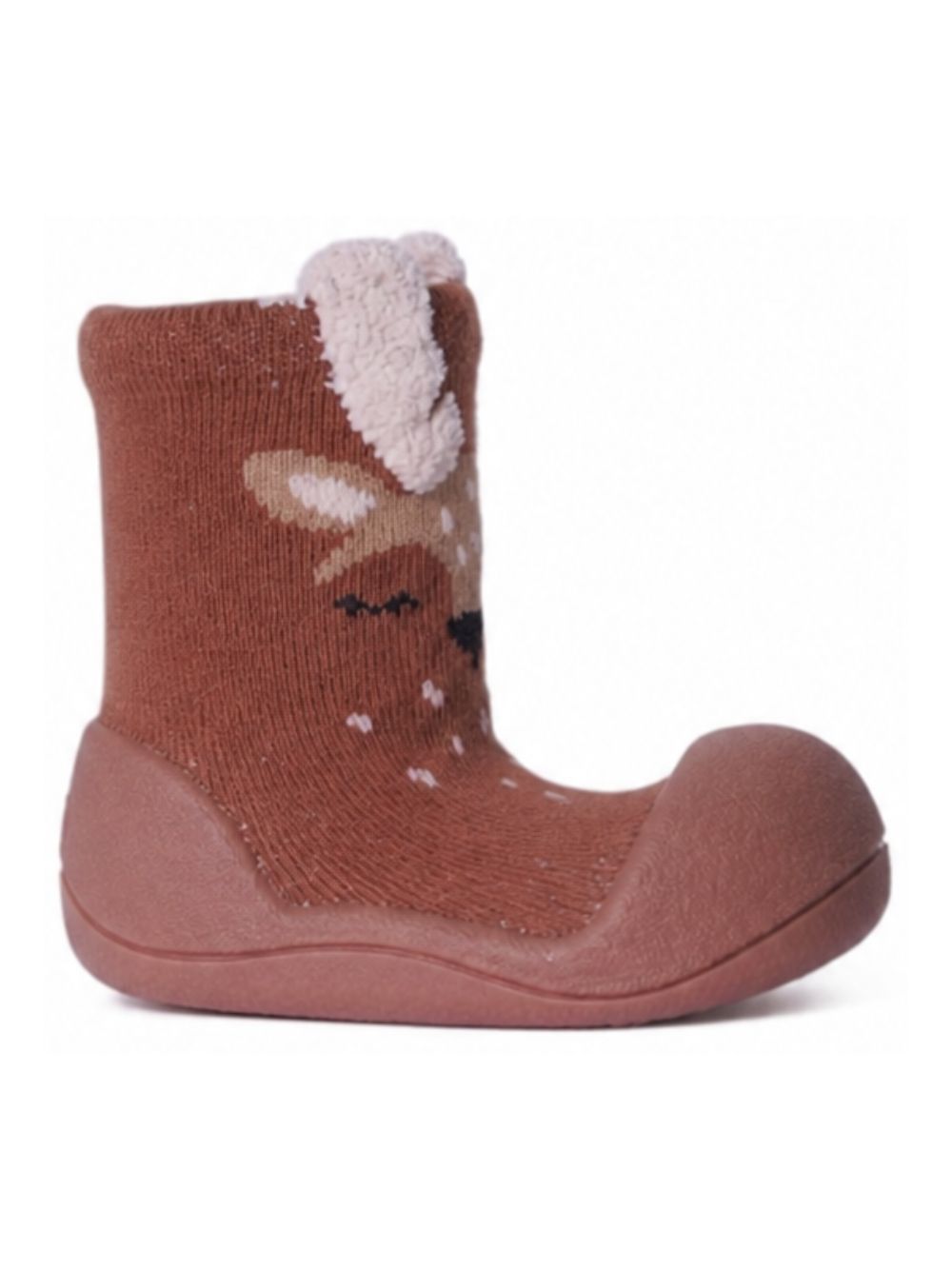 Scarpine primi passi per neonati Attipas marroni con motivo cervo AEN04 BROWN ATTIPAS KIDS