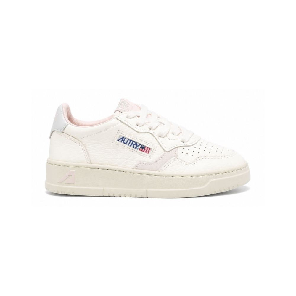 Sneakers per bambini Autry Kids bianco con dettagli traforati KULK NU08 AuTRY KIDS