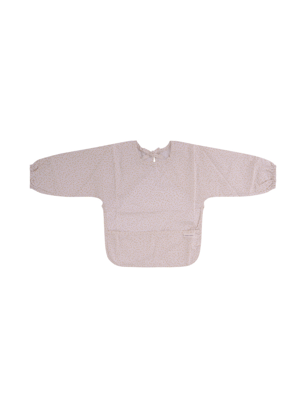 Bavaglino con maniche per neonati Avery Row beige con stampa margherite all-over SLBDME DAISY MEADOW AVERY ROW KIDS