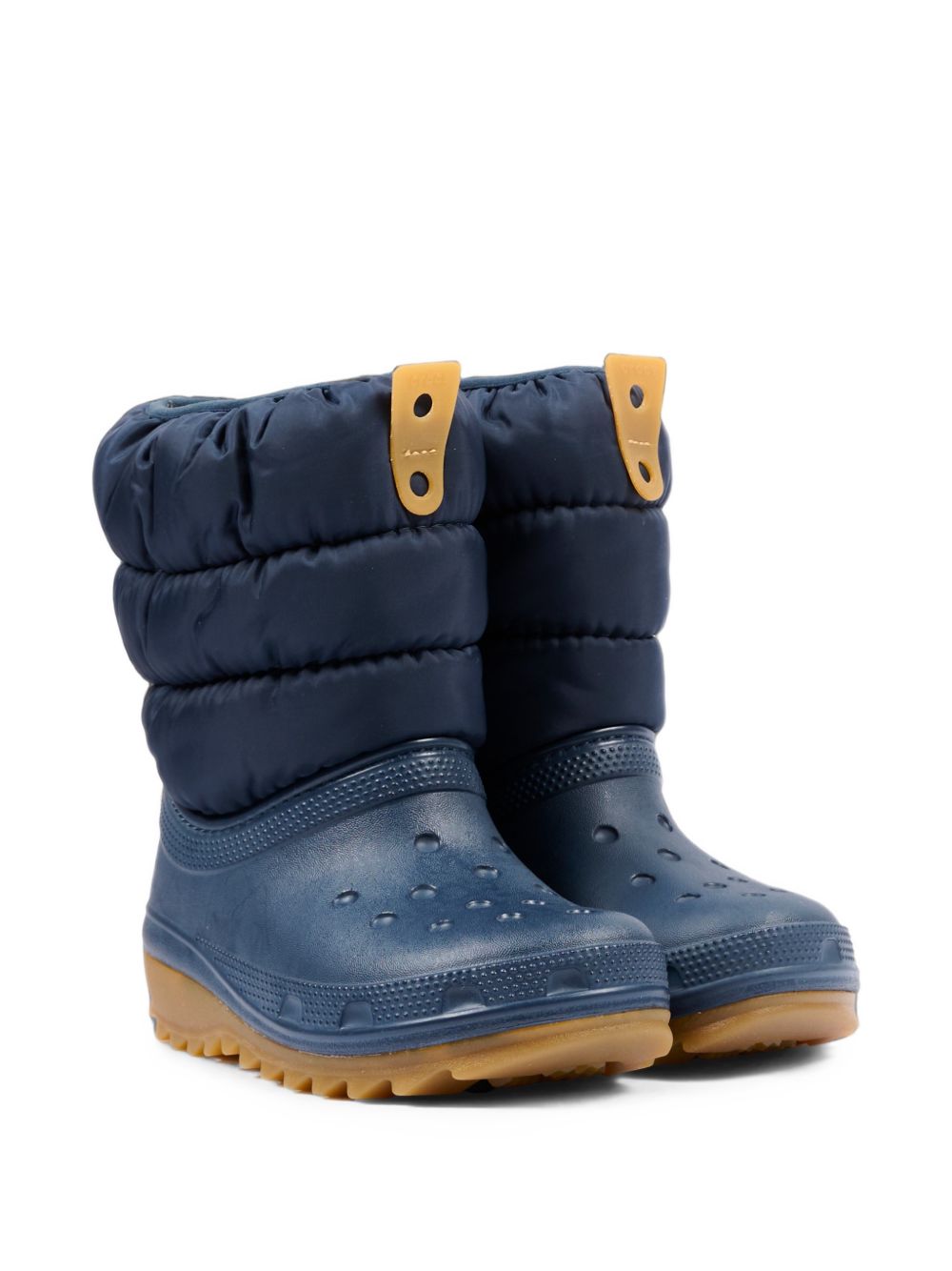 Stivali da pioggia Neo-Puff K per bambino Crocs Kids blu con design imbottito 207684 NAGM CROCS KIDS