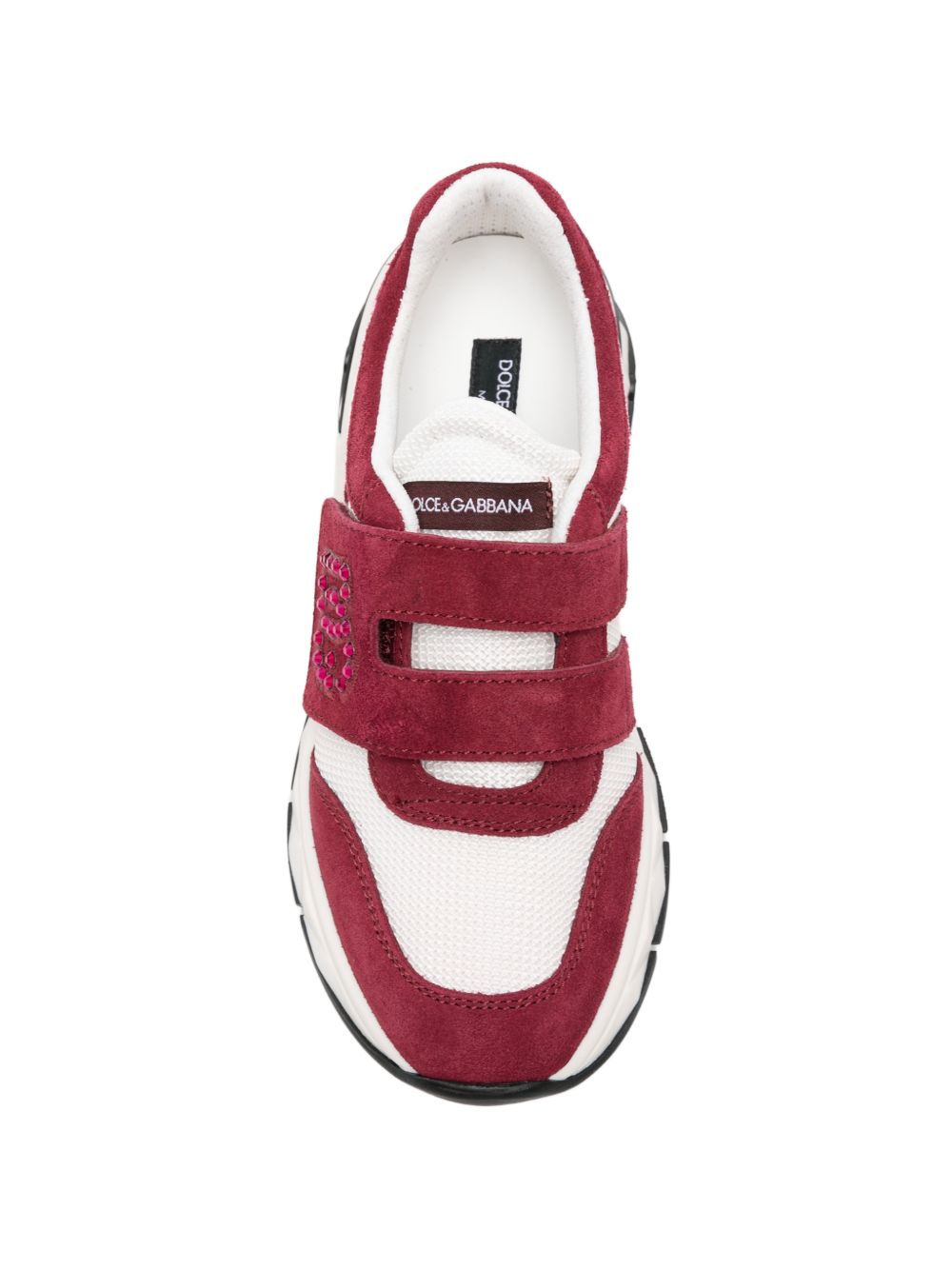 Sneakers per bambina Dolce & Gabbana Kids multicolore con logo DG con strass D11407 A0771 8Z341 DOLCE & GABBANA KIDS