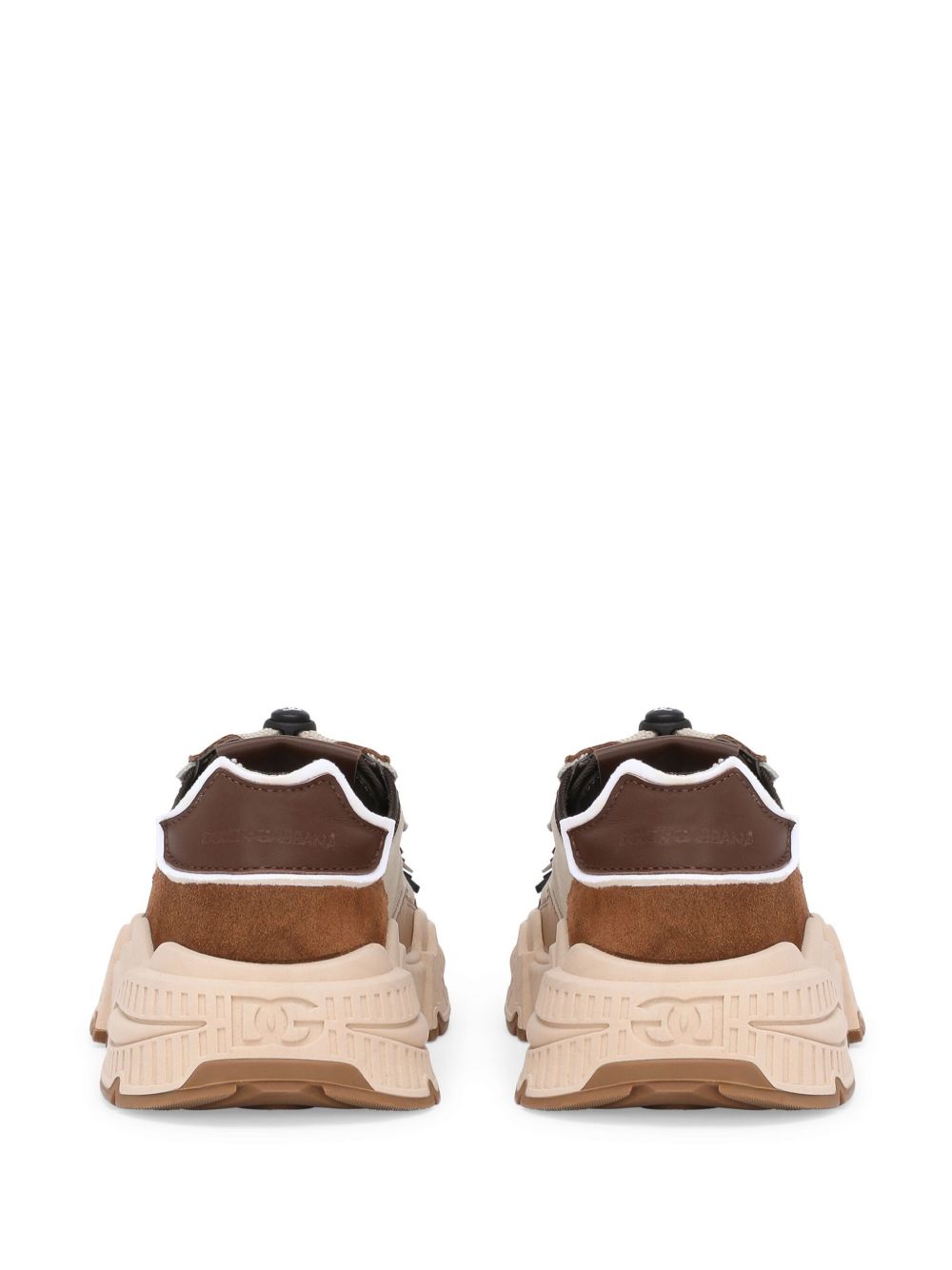 Sneakers per bambino Dolce & Gabbana Kids marroni con design a inserti DA5119 AQ040 8L836 DOLCE & GABBANA KIDS