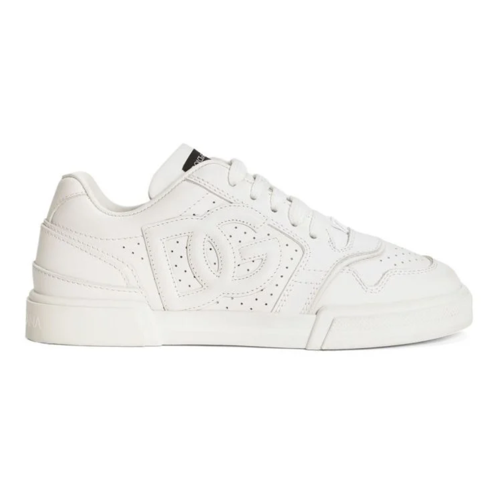 Sneakers per bambini Dolce & Gabbana Kids bianche con logo sul davanti DA5263 A1160 8R179 DOLCE & GABBANA KIDS