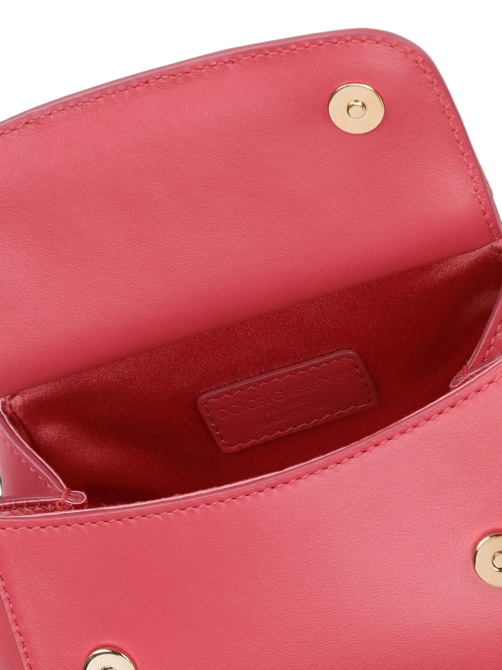 Borsa Sicily mini per bambina Dolce & Gabbana Kids rosa con dettaglio placca logo dorata EB0003 AW576 80422 DOLCE & GABBANA KIDS