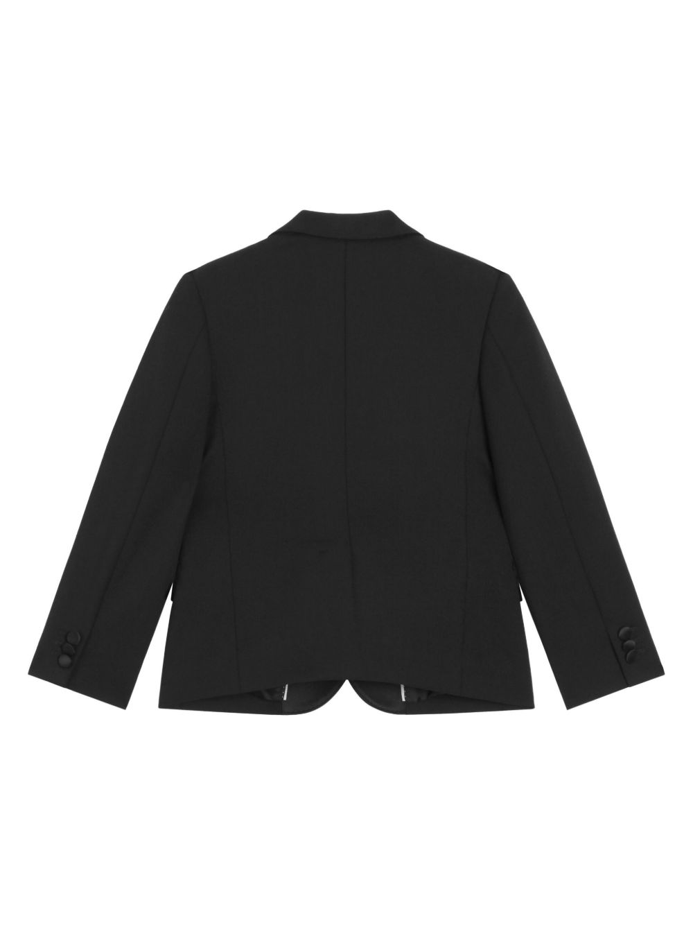 Giacca per bambino Dolce & Gabbana Kids nera con design monopetto L41J89 G7PQI N0000 DOLCE & GABBANA KIDS
