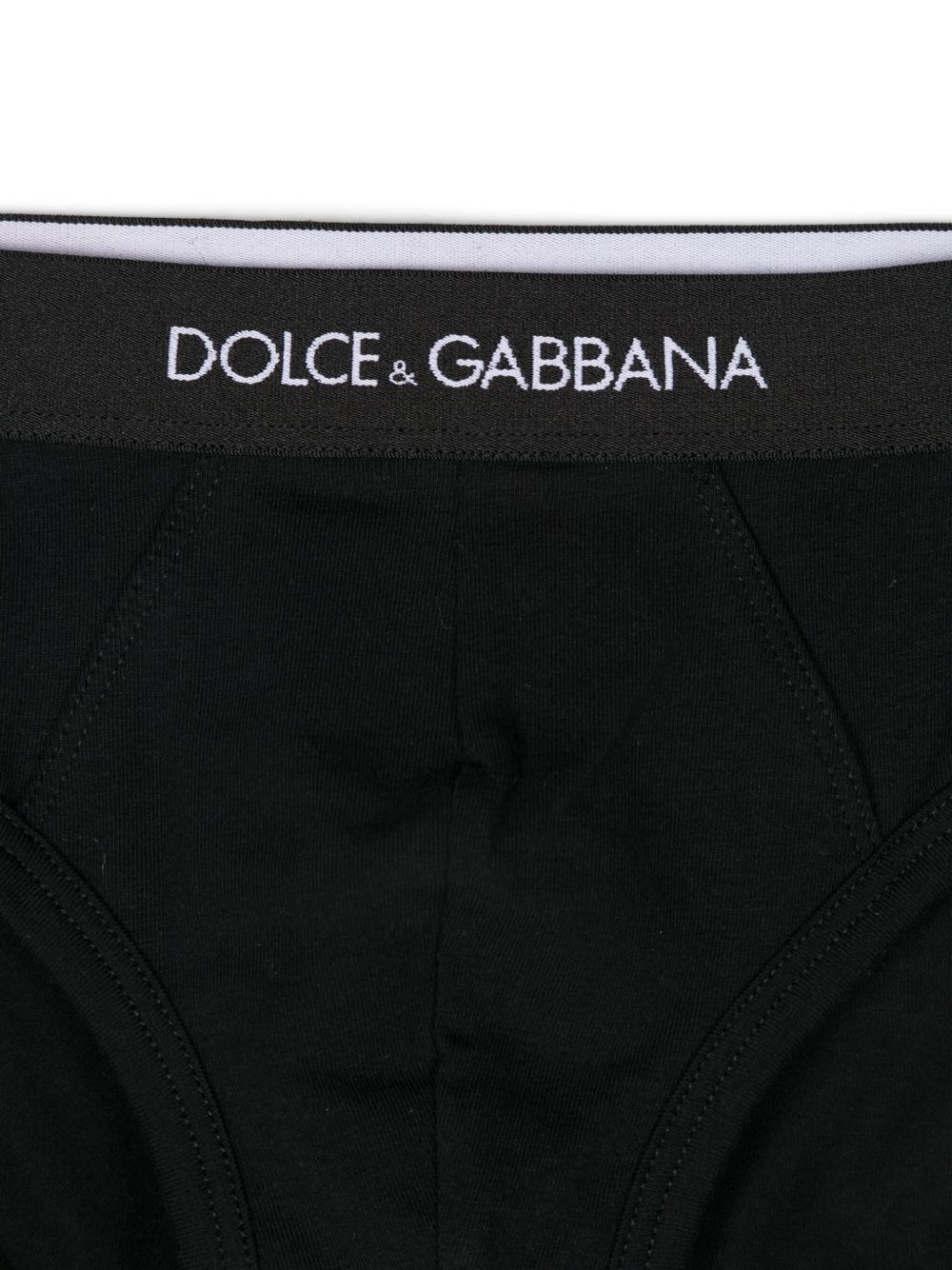 Set di 2 boxer per bambino Dolce & Gabbana Kids nero con banda logo L4J700 ON00G N0000 DOLCE & GABBANA KIDS