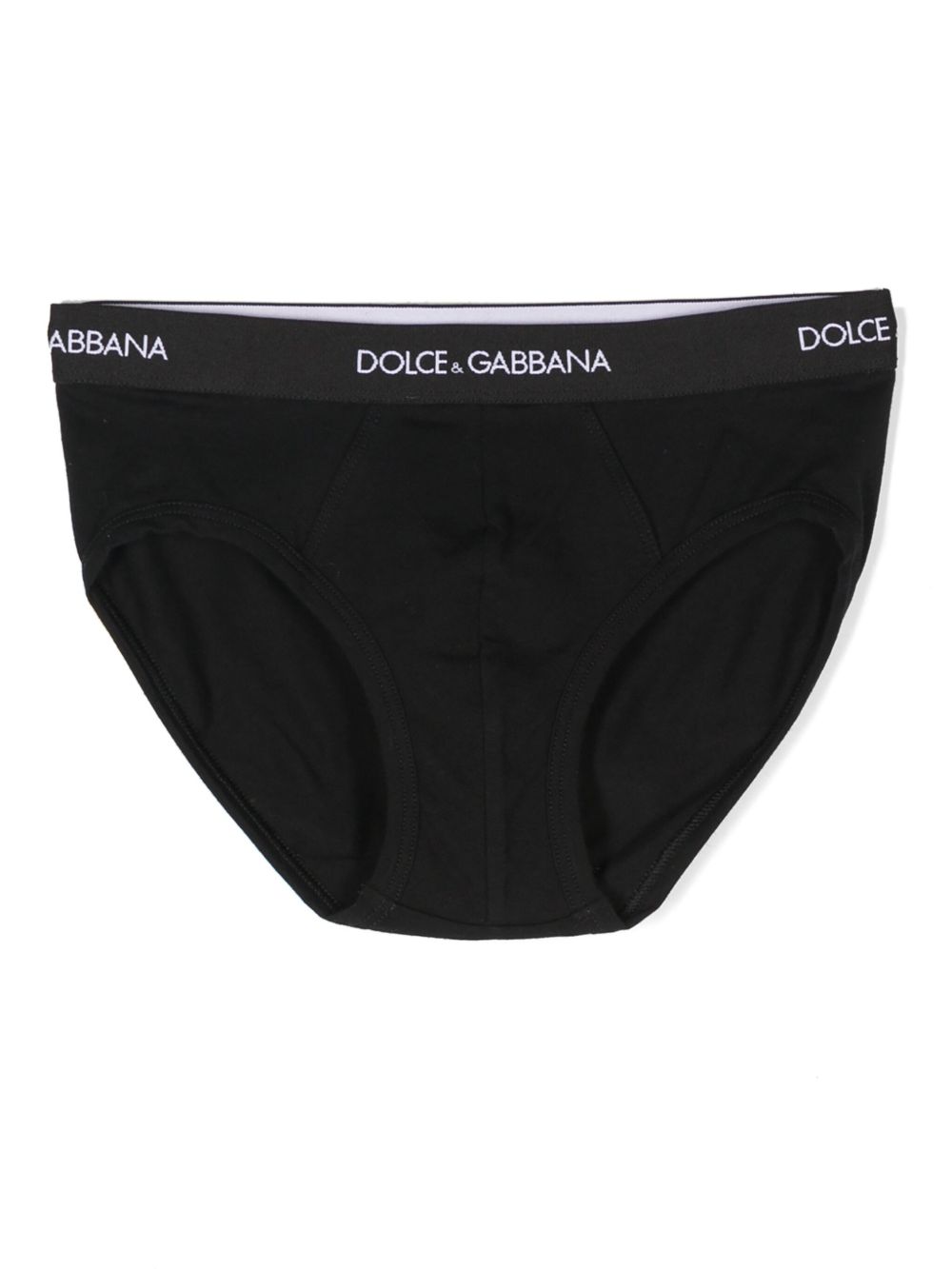 Set di 2 boxer per bambino Dolce & Gabbana Kids nero con banda logo L4J700 ON00G N0000 DOLCE & GABBANA KIDS