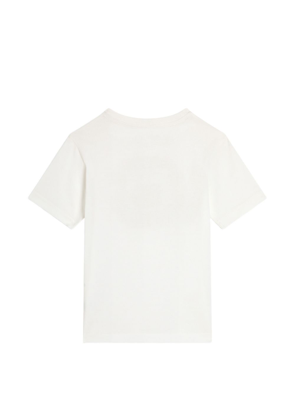 T-shirt per bambino Dolce & Gabbana Kids bianca con logo sul davanti L4JTHU G7P6R W0111 DOLCE & GABBANA KIDS
