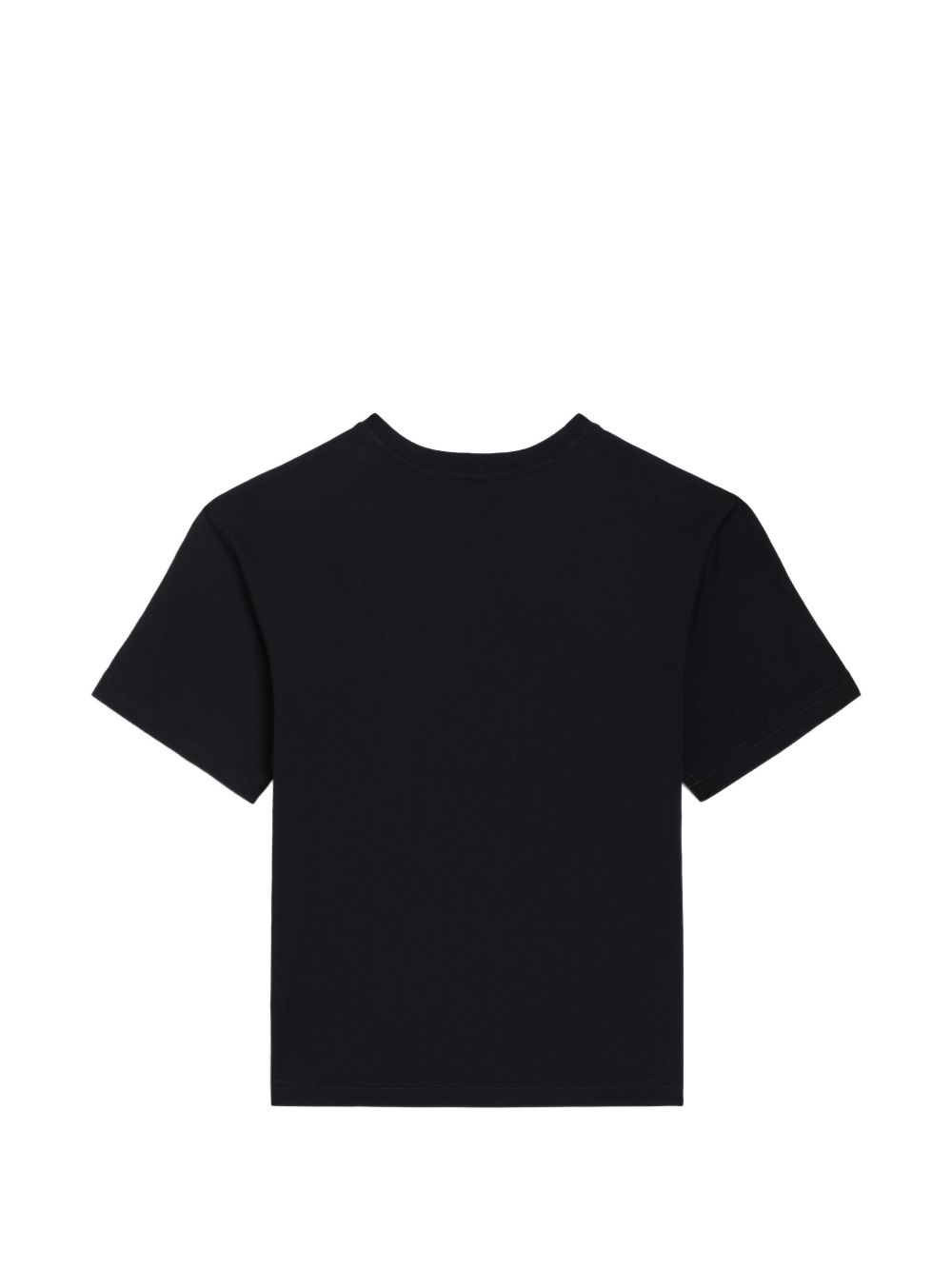 T-shirt per bambino Dolce & Gabbana Kids nera con logo sul davanti L4JTHV G7P8B B6712 DOLCE & GABBANA KIDS