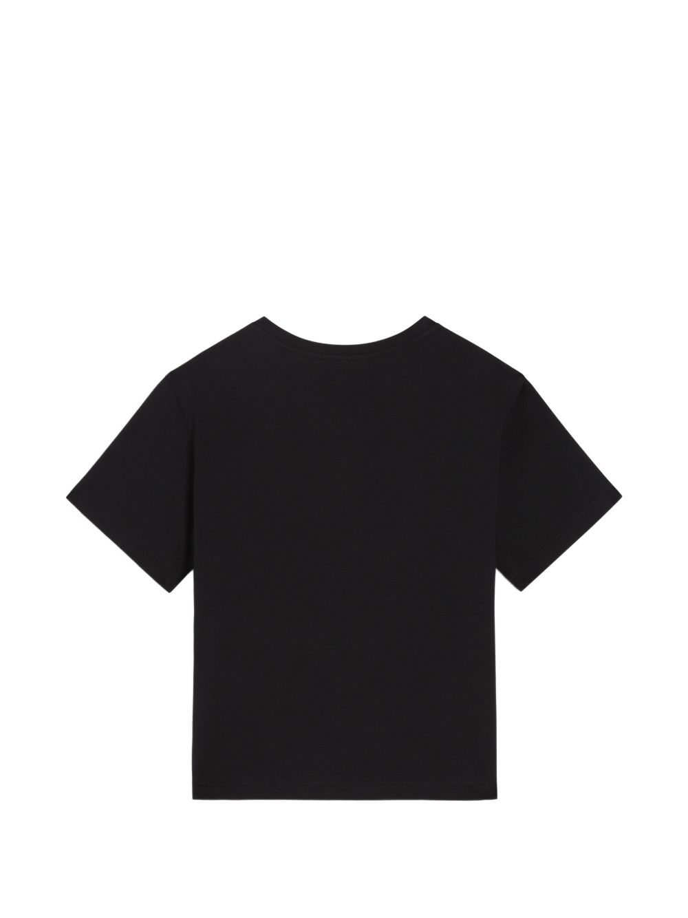 Maglia per bambino Dolce & Gabbana Kids blu con stampa grafica logo L4JTHV G7QNF B0665 DOLCE & GABBANA KIDS