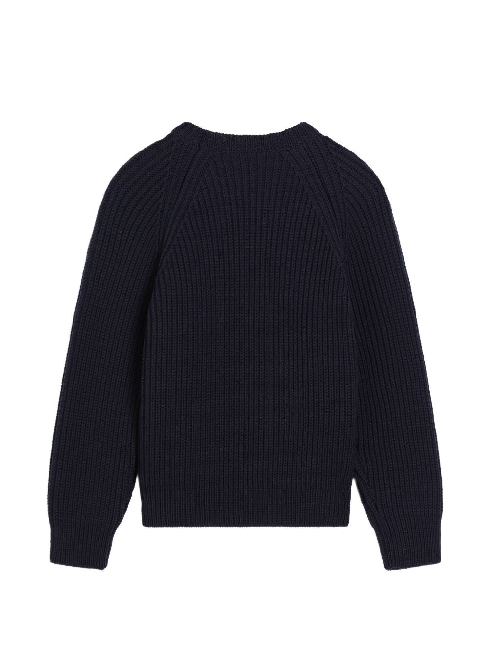 Maglione per bambino Dolce & Gabbana Kids blu con logo sul davanti L4KWI7 JDVLJ B6712 DOLCE & GABBANA KIDS