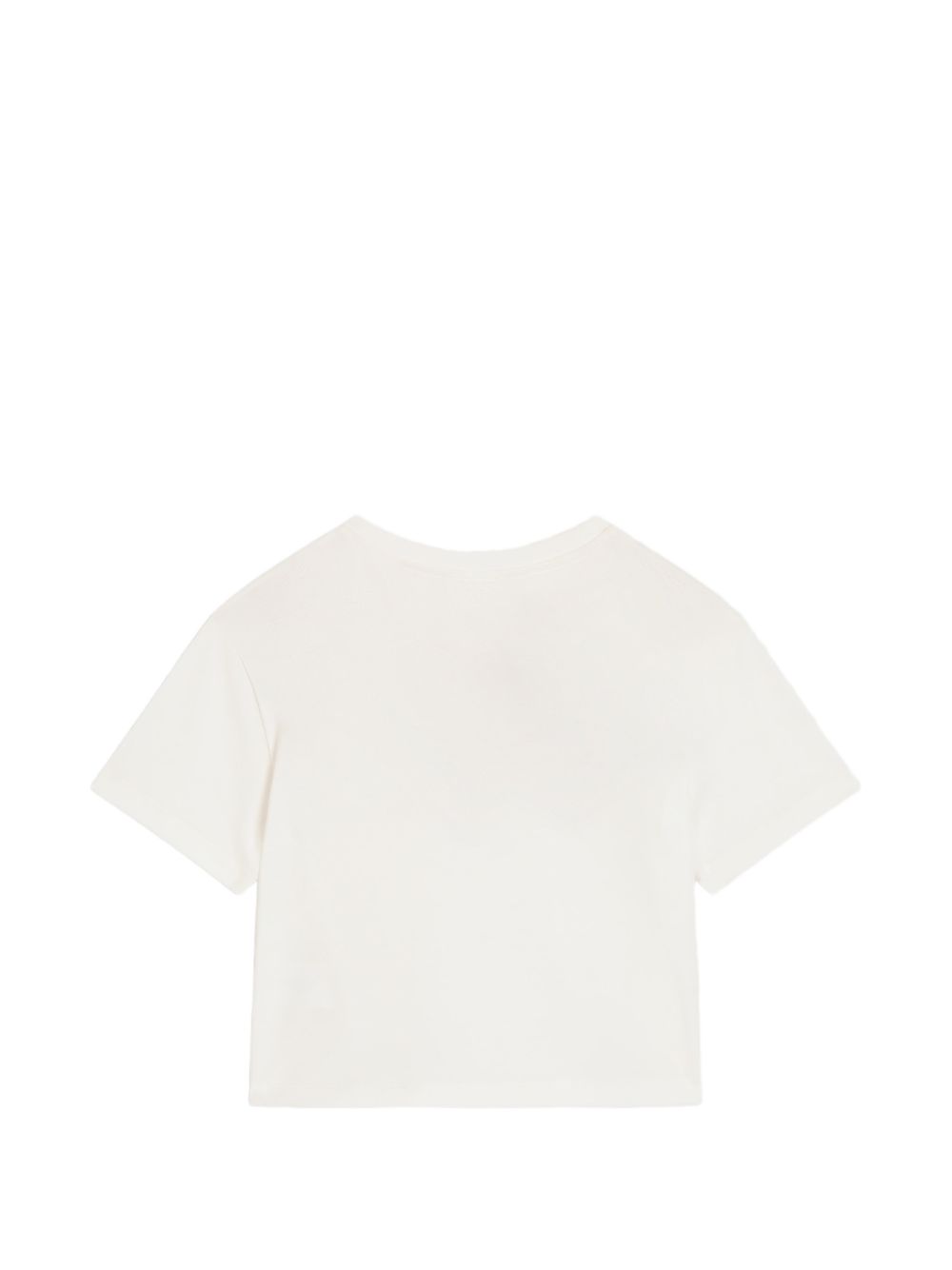 T-shirt per bambina Dolce & Gabbana Kids bianco con stampa Carretto Siciliano L5JTNL G7P5Y W0111 DOLCE & GABBANA KIDS