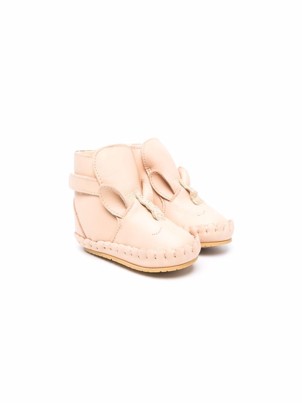 Stivaletti finto shearling per neonati Donsje Kids beige con suola piatta 1028305 LE121 DONSJE KIDS