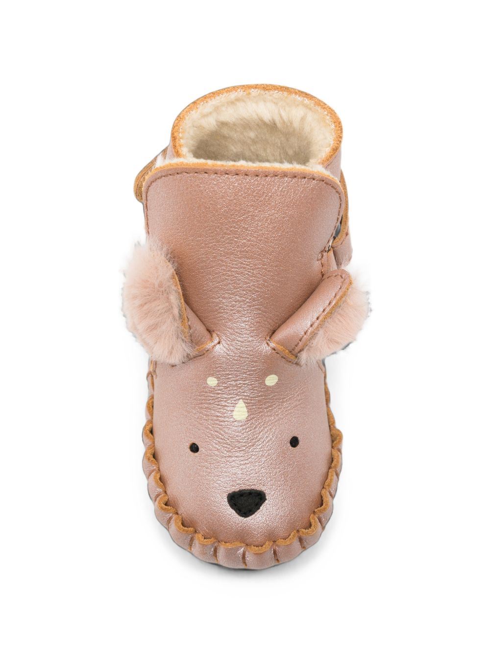 Stivali per neonata Donsje Kids rosa con applicazione animale 1042601 LE203 DONSJE KIDS