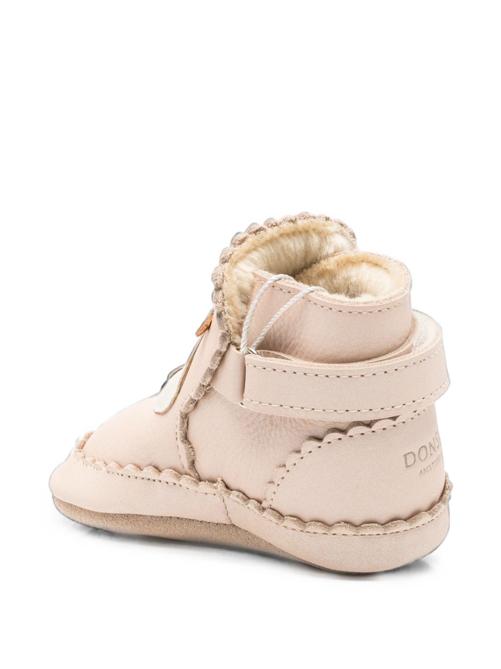 Stivali per neonata Donsje Kids rosa con decorazione cigno 1044101 NL142 DONSJE KIDS