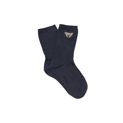 Calzini per bambini Donsje Kids blu con ricamo koala 3014503 GS003 DONSJE KIDS