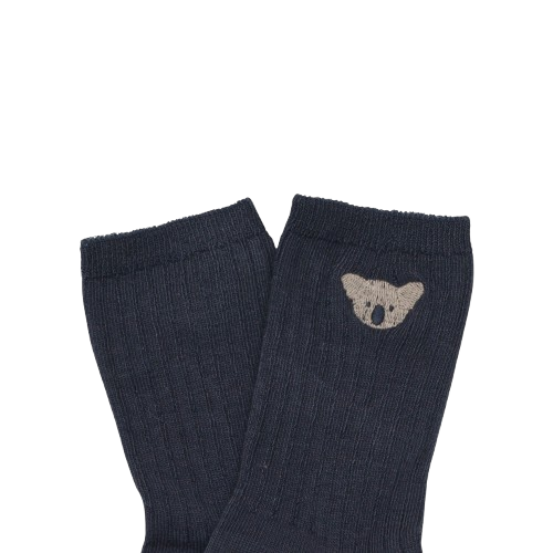 Calzini per bambini Donsje Kids blu con ricamo koala 3014503 GS003 DONSJE KIDS