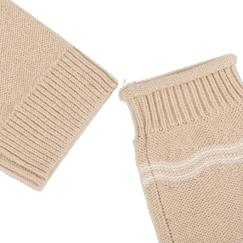 Scaldamuscoli per bambina Donsje Kids rosa con ricamo cigno 3049201 00037 DONSJE KIDS