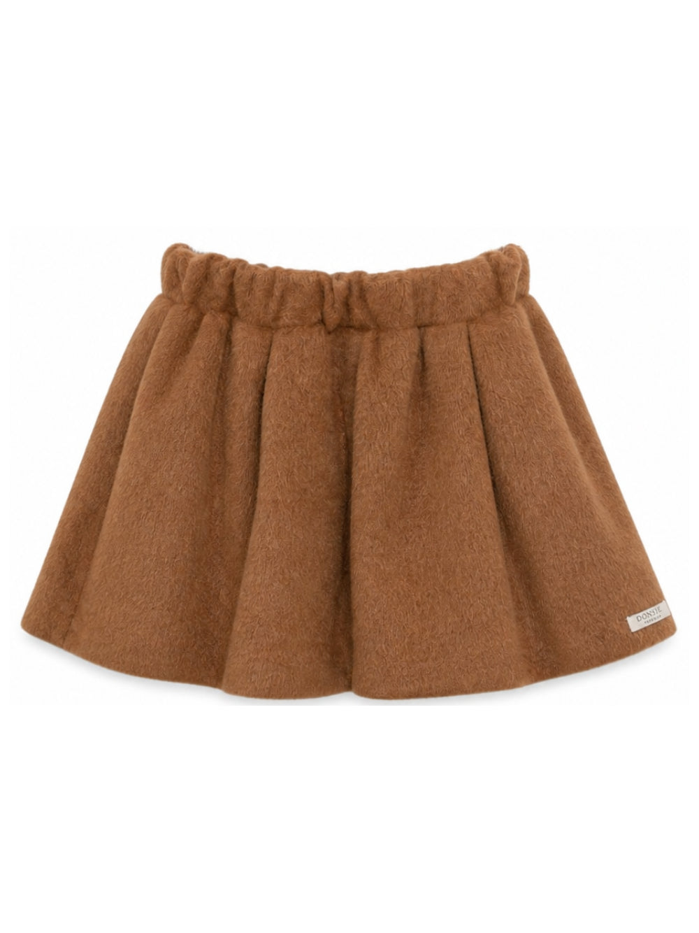 Gonna per bambina Donsje Kids marrone con texture infeltrita 4125500 00035 DONSJE KIDS