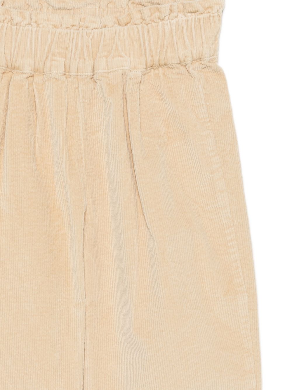Pantaloni per bambino Donsje Kids beige con trama a coste 4125700 00133 DONSJE KIDS